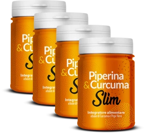 Piperina e Curcuma Slim